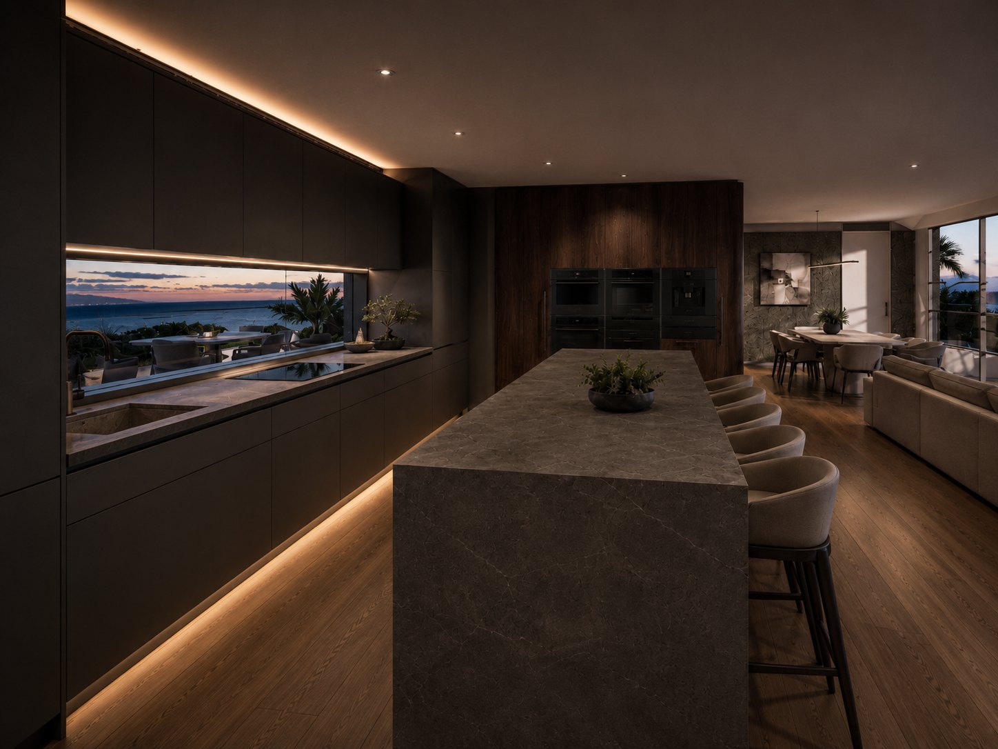 Artist impression of the kitchen